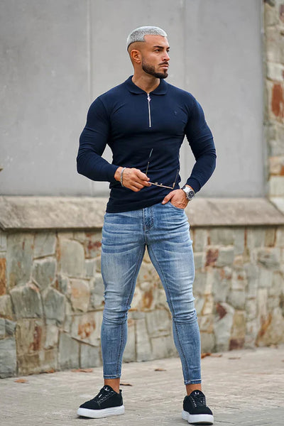 THE LORENZO JEANS - BLAUW