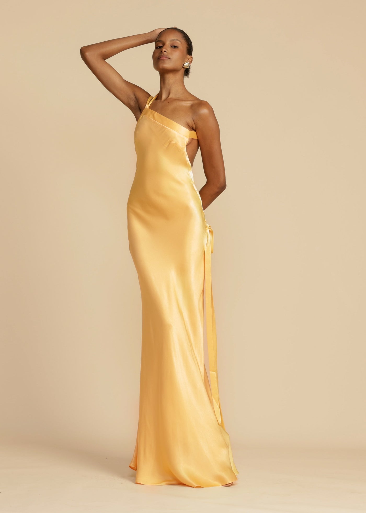 SELENE Maxi Dress™ - Elegante, gouden maxi-jurk