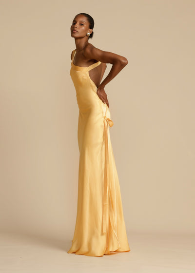 SELENE Maxi Dress™ - Elegante, gouden maxi-jurk