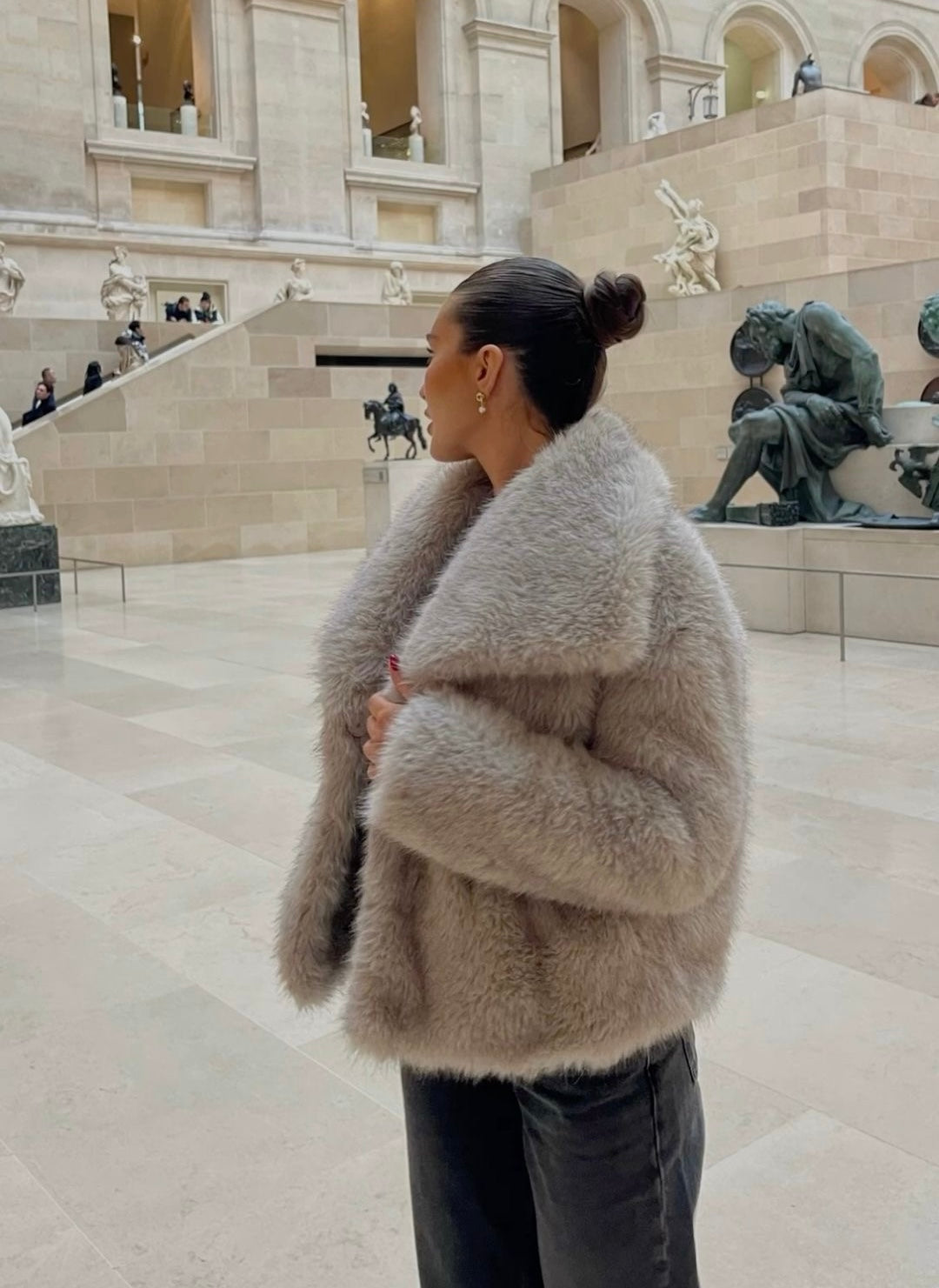 Stacey™ - Fur Coat Jas