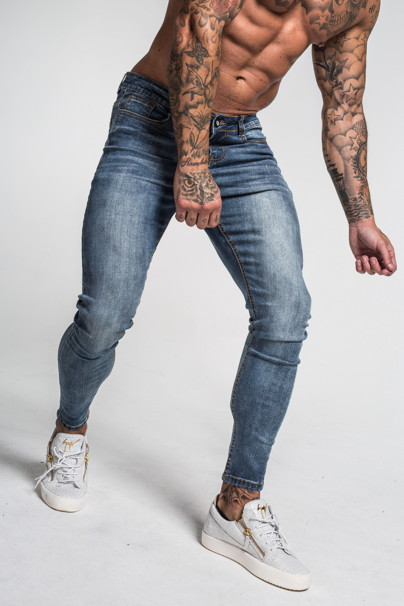 THE LORENZO JEANS - BLAUW