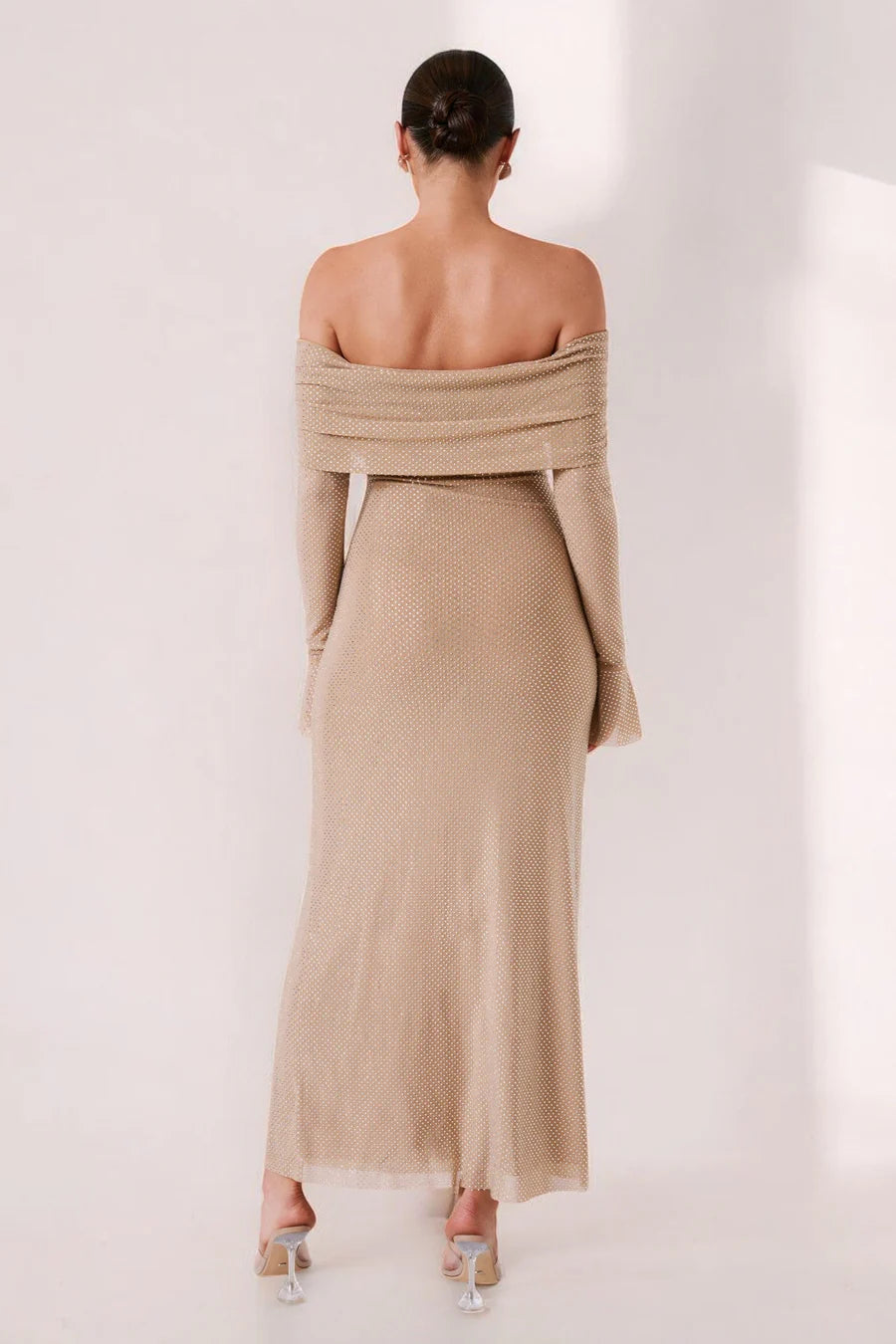 Selene™ - Maxi-jurk met lange mouwen