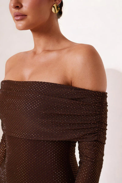 Selene™ - Maxi-jurk met lange mouwen