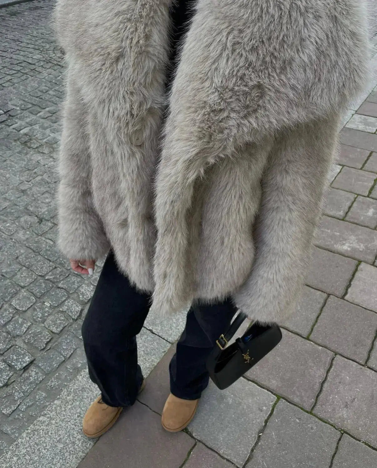 Stacey™ - Fur Coat Jas