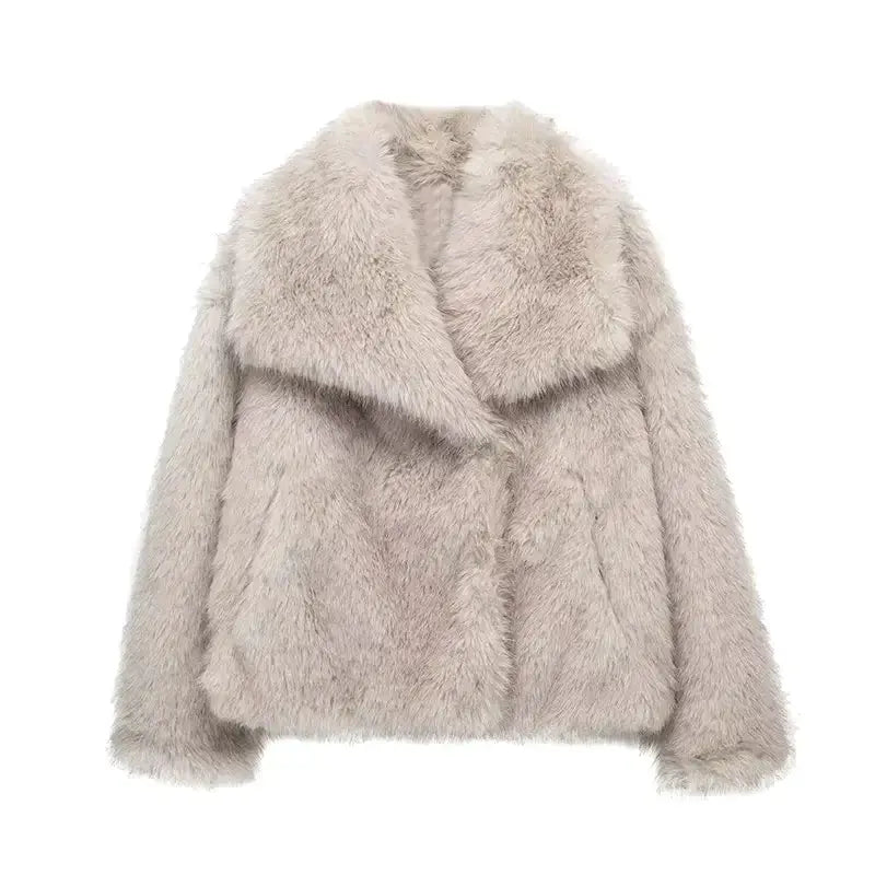 Stacey™ - Fur Coat Jas