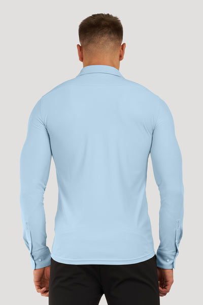 THE ATHLETIC STRETCH SHIRT - BABY BLUE