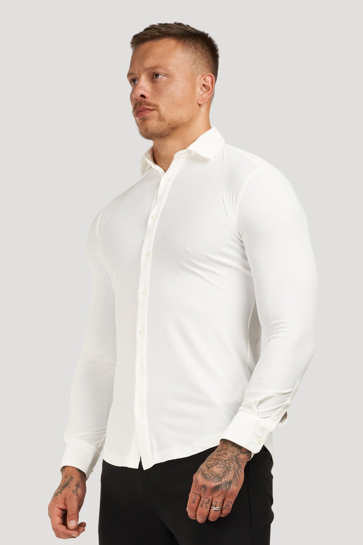 THE ATHLETIC STRETCH SHIRT - WHITE