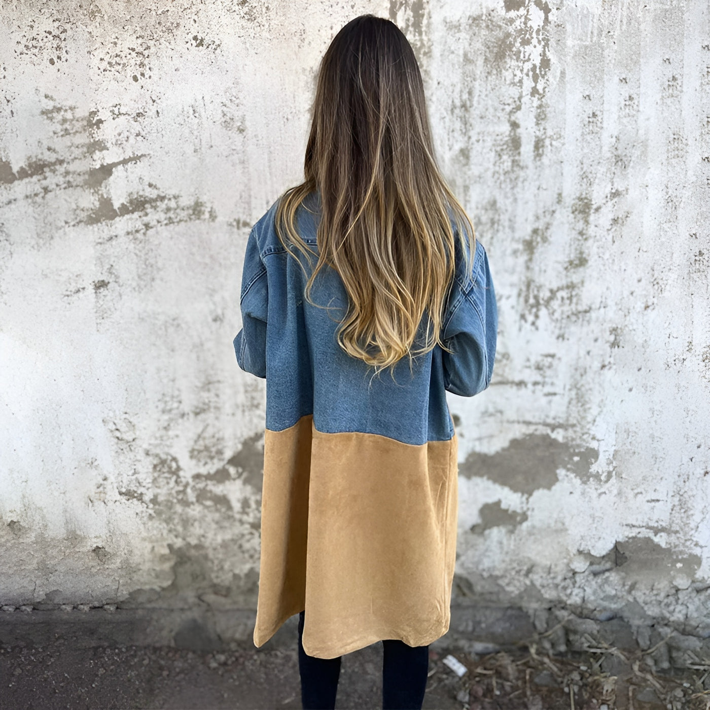 Retro Denim coat™ - Stijlvolle warme jas